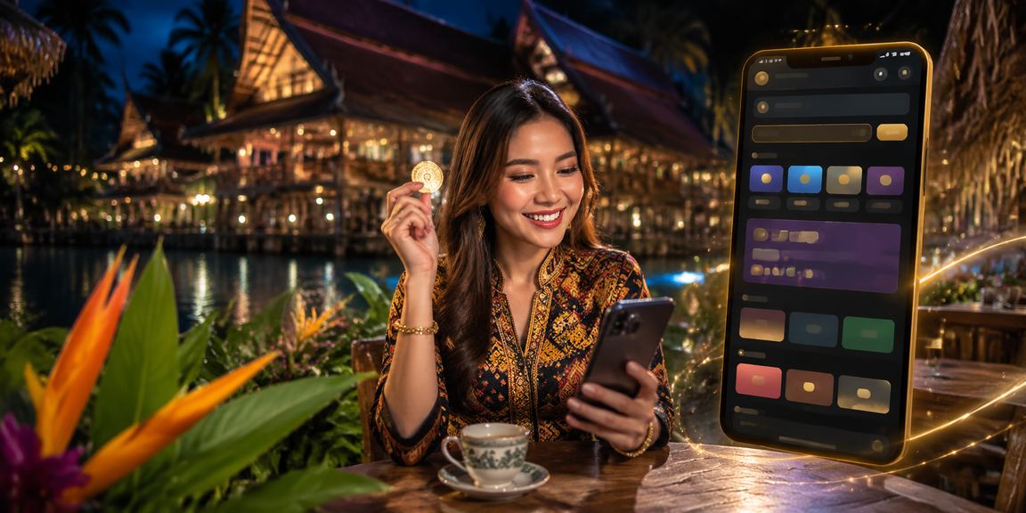 Pemain kasino mudah alih m4d di Sarawak menggunakan telefon pintar